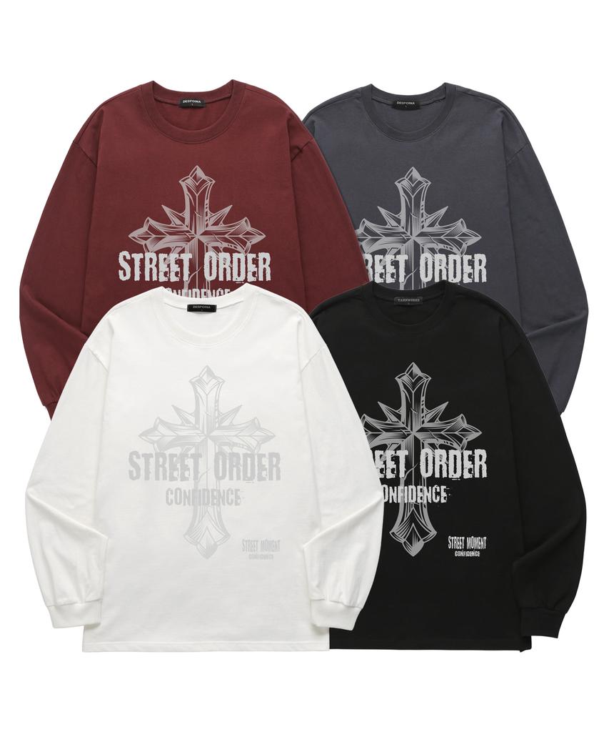 VANNWORKS Street Order Long Sleeve (Vls0212) Burgundy