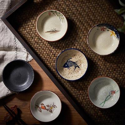 Deou Xingguang Unterglasur Keramik Gewürzschälchen Set
