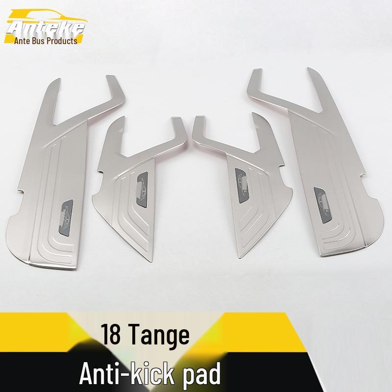 Tange 18-Piece Car Door Armrest Anti-Kick Sequin Pad Set
