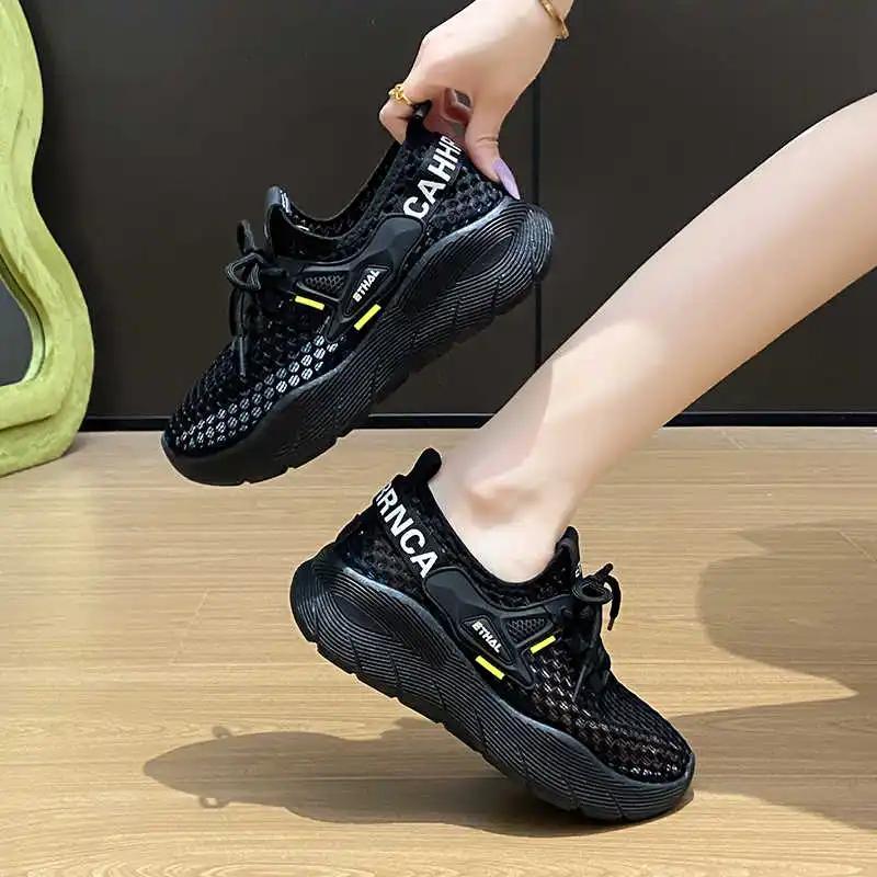 Fashion Increase Height Parkour Boot For Flat Ladies Shoes Sneakers Women Sports Wide Fit China Sabot Second Hand Obuv 2025 Trendy