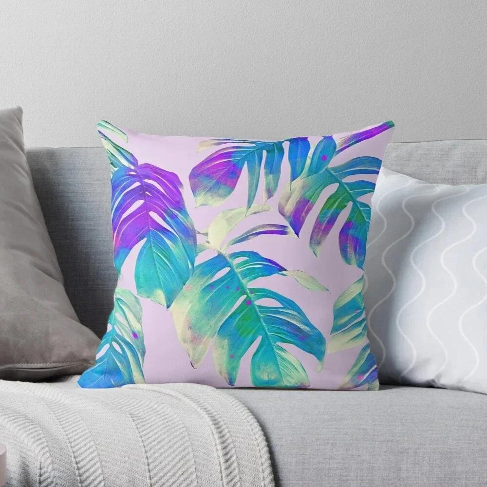 Home Decor Pillow Cover Tropical Fruit Plant Flower Pattern Print Office Sofa Luxury Cushion Cover