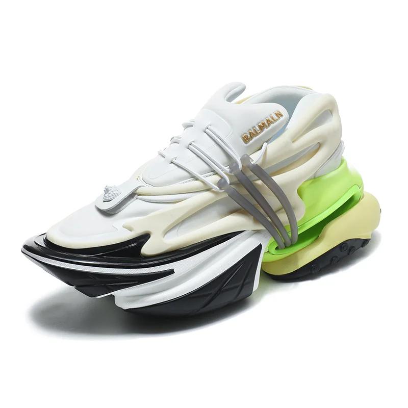 

Мода Модные уличные повседневные кроссовки для мужчин Туфли на платформе с увеличенным каблуком Мужские дизайнерские массивные кроссовки Мужские кроссовки Роскошные лоферы для женщин 42