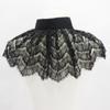 Vintage Floral Lace Lapel Fake Collar for Women Hollow Necklace Choker False Collars Female Dress Party Detachable Collars