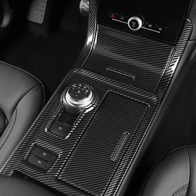 For Ford EDGE 2018   Front Storage Box Cover Gear Shift Water Cup Panel Decoration Trim Interior Car Styling Accessories