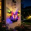 Solar Powered Solar Wall Light Butterfly Shape Outdoor Wall Decor Garden Decor Light  Garden Fence