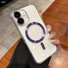 For For Iphone 16 Pro Max Magnetic Shockproof Frame Transparent Phone Case For For Iphone 13 14 15 Lens Protective Cover