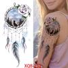 1 PC 210*114MM Waterproof Temporary Tattoo Sticker Spider Flash Tattoos Sanskrit Tiger Flower Body Art Arm Fake Tatoo For Women Men