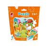 Puzzle 2W1 Farma Zestaw Układanka Mini Gra Edukacyjna Zwierzęta Roter Kafer