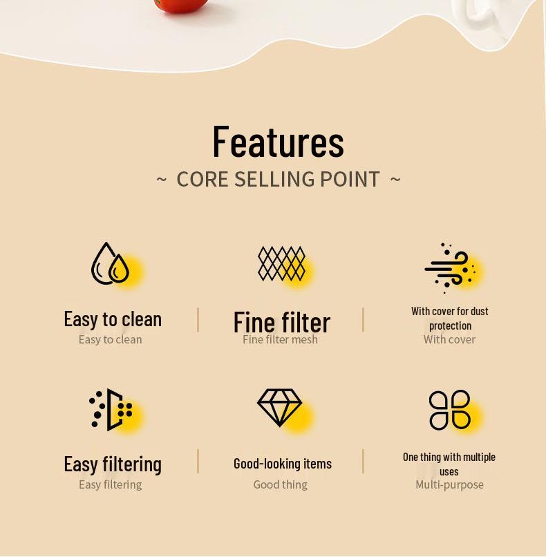 Multifunctional Yogurt Strainer and Cereal Storage Container - Large Capacity Sealed Food Jar