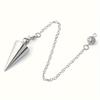 Energy Isis Pendulum Pointed Meditation Cone Metal Pendulum Witch Spiritual Pendulos  Women