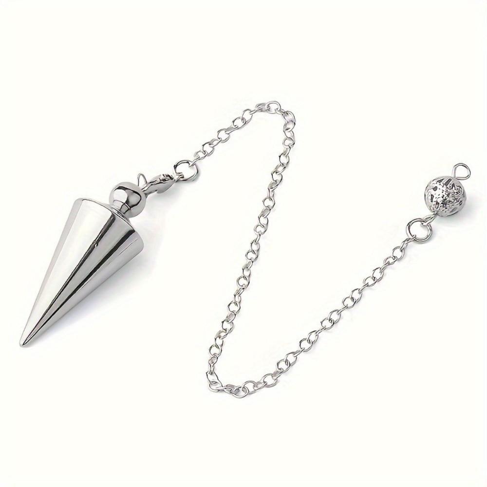Energy Isis Pendulum Pointed Meditation Cone Metal Pendulum Witch Spiritual Pendulos Women