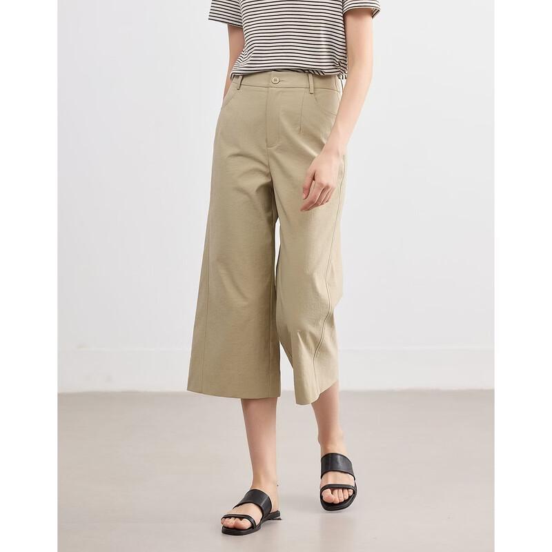 Demana Women s Minimalist Straight-Leg Capri Pants XL