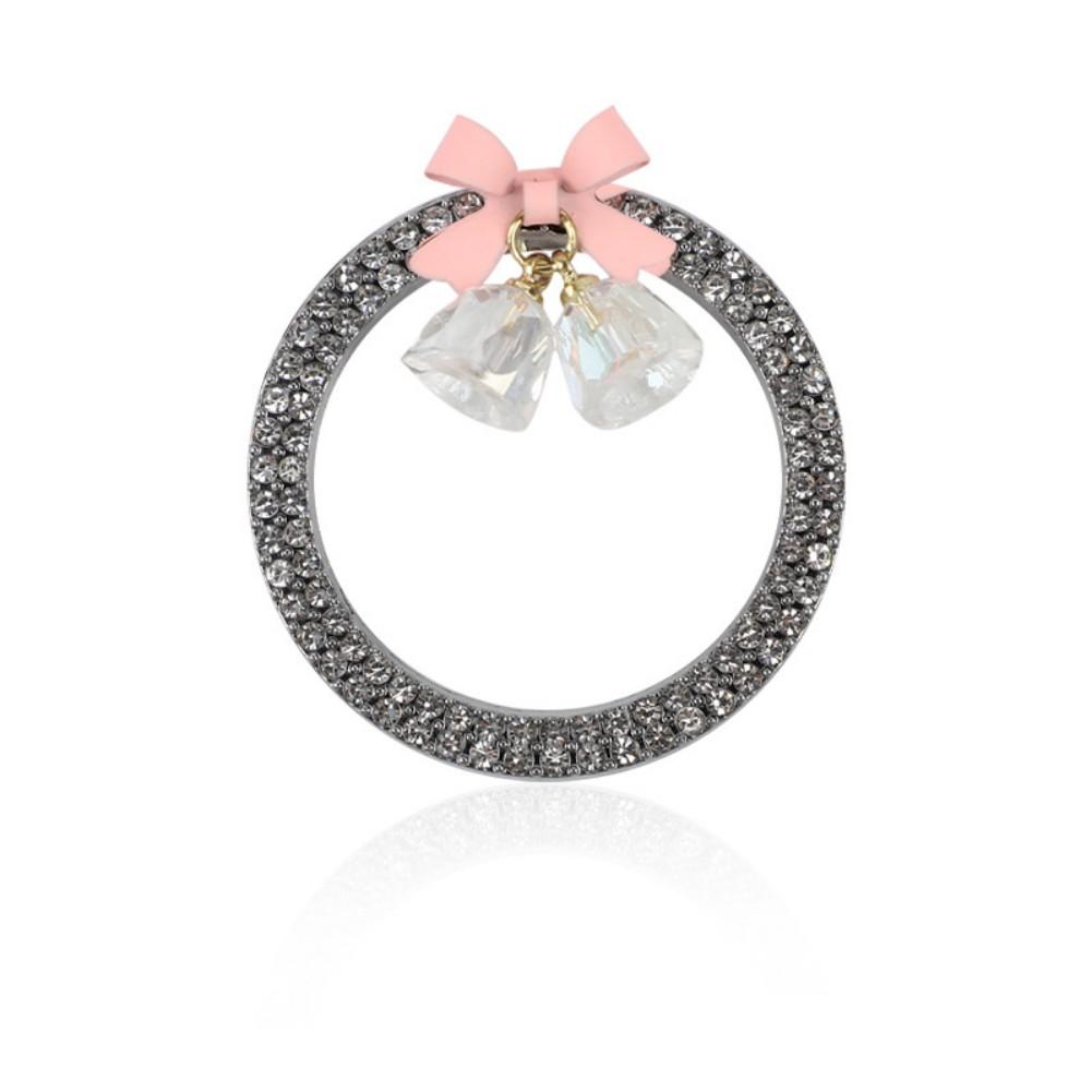 Stilvolles Autoinnenraum Auto Dekorativer Ring Autoinnendekoration Elegantes Design Lang anhaltender Glanz Für die meisten Automodelle