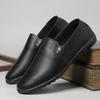 Leather Men Casual Shoes Luxury Brand Soft Italian Mens Loafers Moccasins Breathable Slip On Lazy Driving Shoes Plus Size 37-47