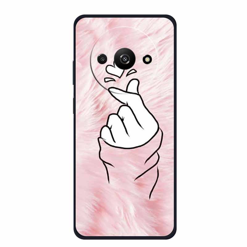 Phone Case For Xiaomi Poco C61 Back Cover Case PocoC61 Black Silicone Soft Funda Para For Xiaomi Poco C61 Case C 61 6.71" Coque