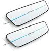 2pcs Auto 360° Wide Angle Convex Rear View Side Car Truck SUV Blind Spot Mirror