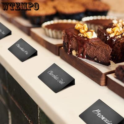 15pcs Mini Chalkboard Signs Perfect for Food Identification with Compact Design and Erasable Surface Ideal for Party Buffet and Wedding Events