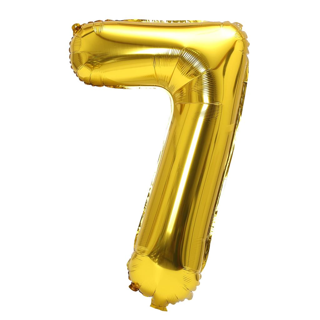 32 Inch Digital Aluminum Film Balloon Paper Card Hardcover Slim Body Digital Party Floating Decoration Balloon