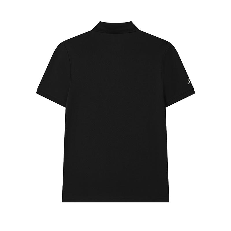 New FILA MODERN HERITAGE Polo Shirt Men's Jet Black F11M528110FBK