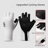 Atmungsaktive Fahrradhandschuhe Anti-Rutsch Rennradhandschuhe Sommer Halbfingerhandschuhe Kühlende Sportausrüstung