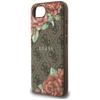 Etui Guess 4G Flowers Print Magsafe Do   Iphone 16E Brązowy