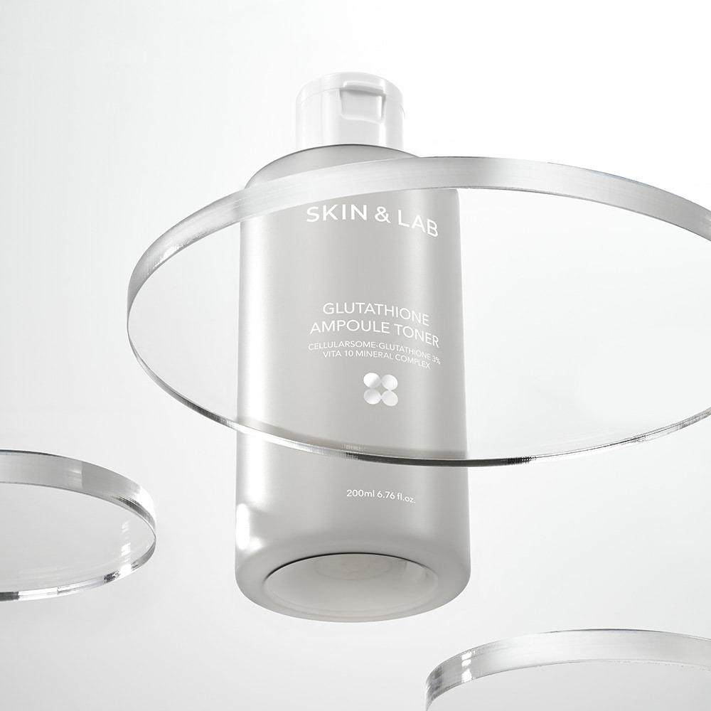 SKIN&LAB Glutathione Ampoule Toner Radiance Hydrating 200ml Facial Toner Daily Skincare