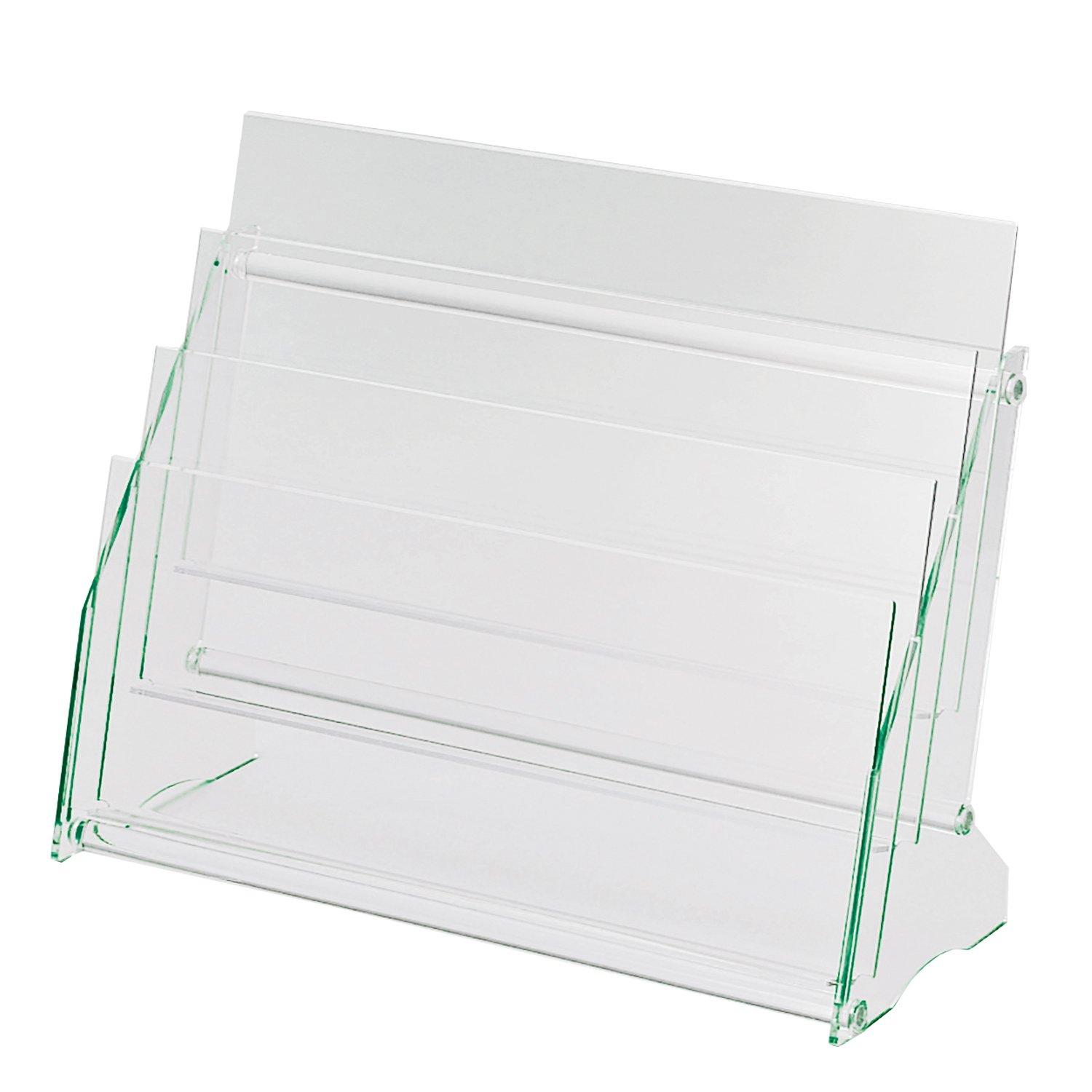 

Lion Office Catalog Stand Tabletop A4 2 Rows 3 Tiers PS-231A
