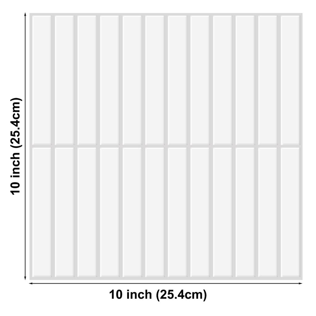 10Pieces 3d Brick Waterproof Wall Tiles Bathroom Self Adhesive Oil-proof Wallpaper  For Kitchen Bathroom Balcony And Sink