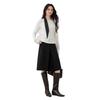 Women's High-Waist Wide-Leg Cropped Suit Culottes