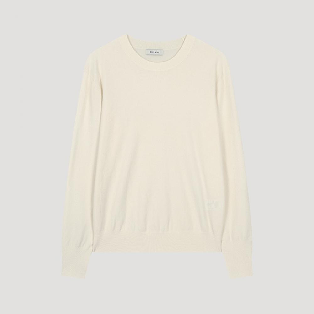 

She S miss Solid базовый вязаный свитер с круглым вырезом SSkpoo32020 IV Ivory/55