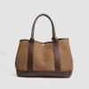 Niche Designer Autumn And Winter Women'S Bag Fashion Temperament Woolen Shoulder Portable Large Bag Simple Versatile Backpack