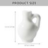 1/12 Dollhouse Mini Ceramic Flower Vase Miniature Flowerpot Planter Desktop Tiny House Accessories