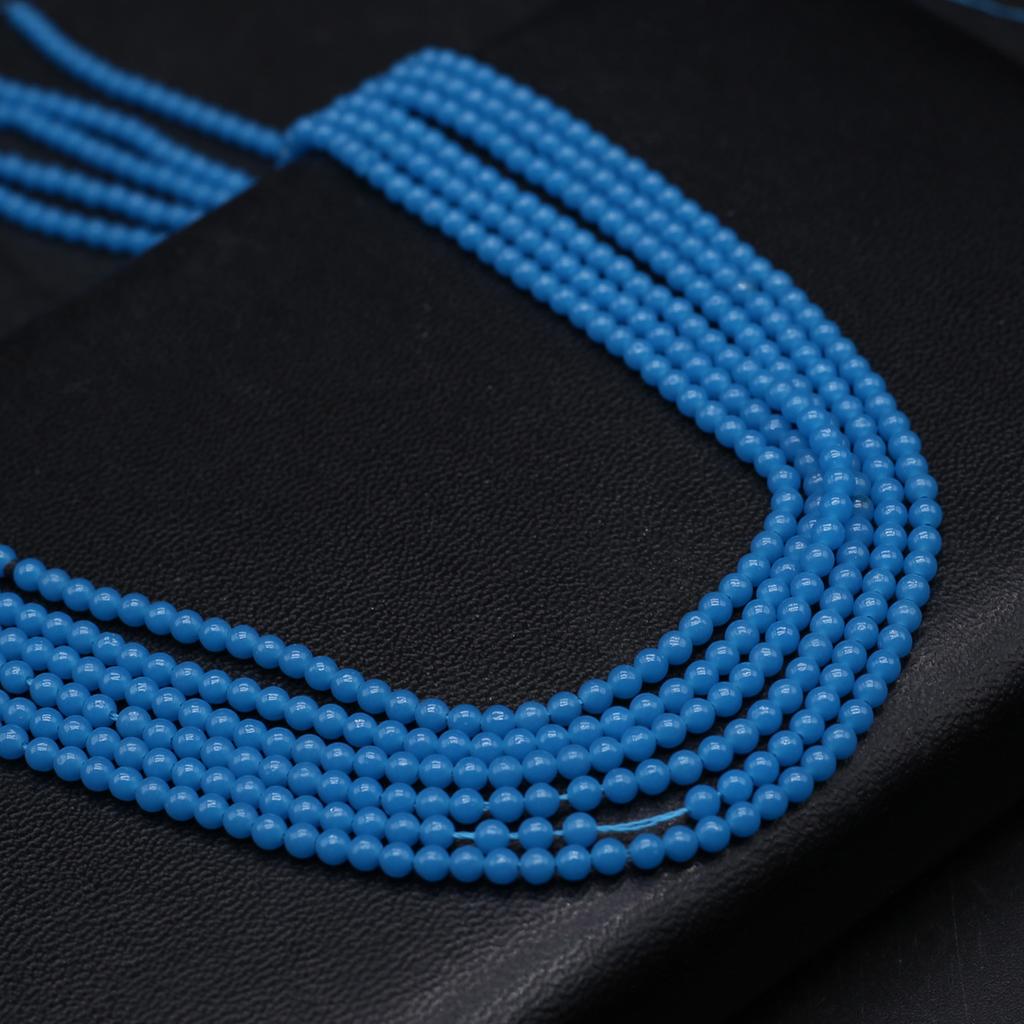 Natural Stone Beads Round Small Beads 3 MM Charms For Jewelry Making DIY Necklace Bracelet Earrings Accessory