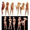 1:64 Mini Figures Woman Character Scene Model DIY Building Kits S Scale