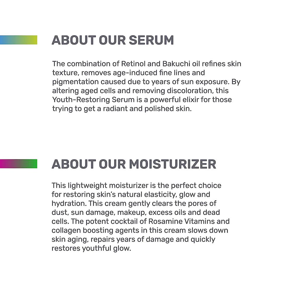 Bodytales Defying Retinol Face Serum & Skin-Rejuvenating Moisturizer (Set of 2)