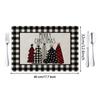 4Pieces Stylish Christmas Table Decor Placemats Table Mats for Holiday Dining Placemat Washable