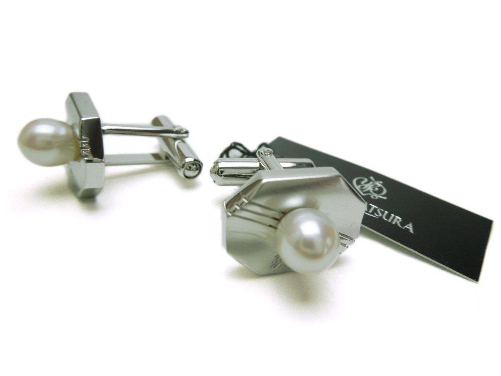 Набор из запонок и булавки для галстука марки Yumi Katsura KY-1022