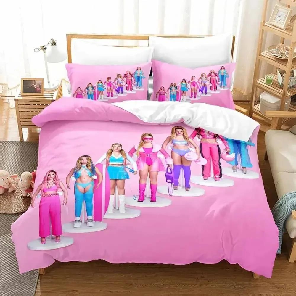 2024 Popular 3D Kawaii Sexy Girl Bedding Set Cartoon Anime 3 Piece Duvet Cover Sets for Adult Boys Bedroom Duvet Cover Bed Set