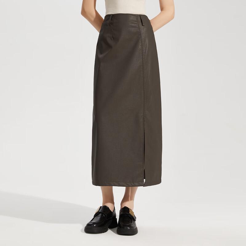 Tatu Women's High-Waist Viscose Blend Midi Skirt
