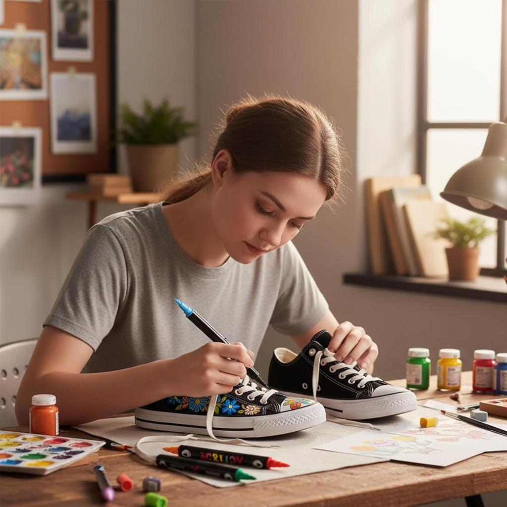 48 Colors Acrylic Paint Markers,Dual Tip Dual Color Drawing Marker Pen for for Adult Art,Rock Painting,Ceramic,Wood,Plastic,Calligraphy