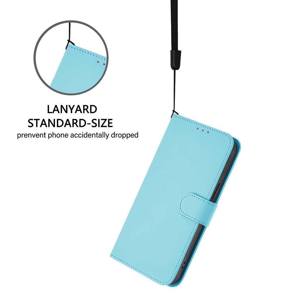 Solid Color Wallet Case for Xiaomi 12S Ultra 12 Lite Redmi Note 12 Pro Plus Turbo Explorer Speed Card Holder Strap Phone Cover