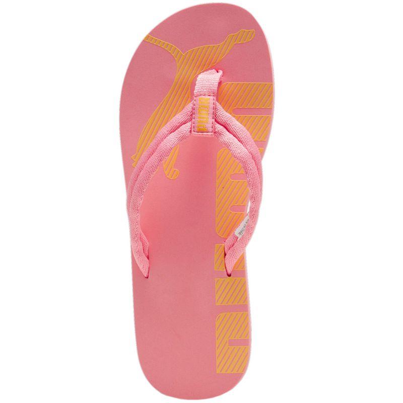 PUMA Epic Flip V2 flip-flops cushioned insole Passionfruit/Clementine