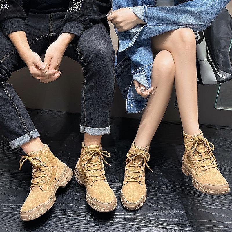 Canvas Shoes New Fashion Women's Boots Winter High-top Short Boots Casual Martin Boots