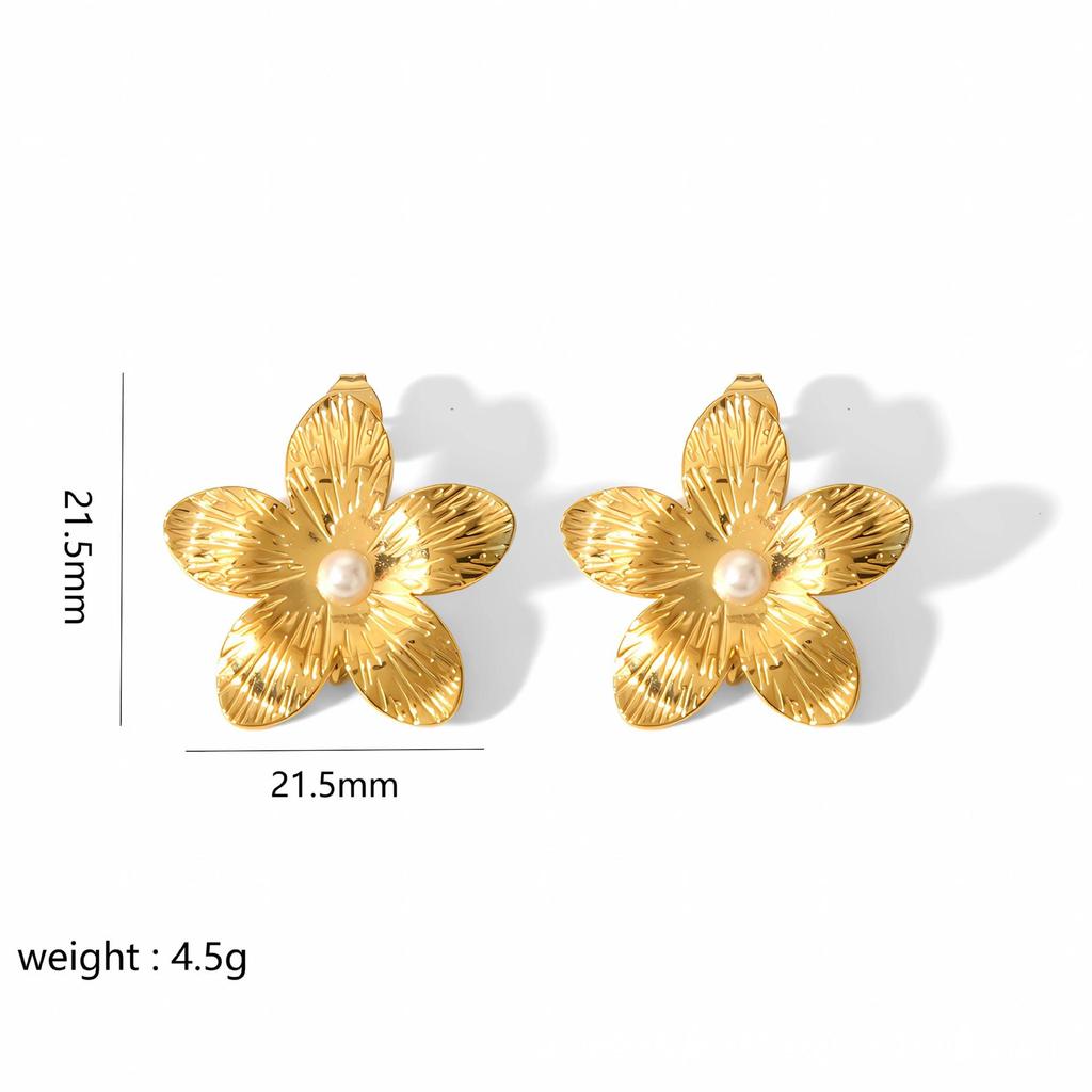 Individual Butterfly Insect Stainless Steel Earrings 18K Gold Color Waterproof Earring Elegant Dangling Charm Jewelry for Women