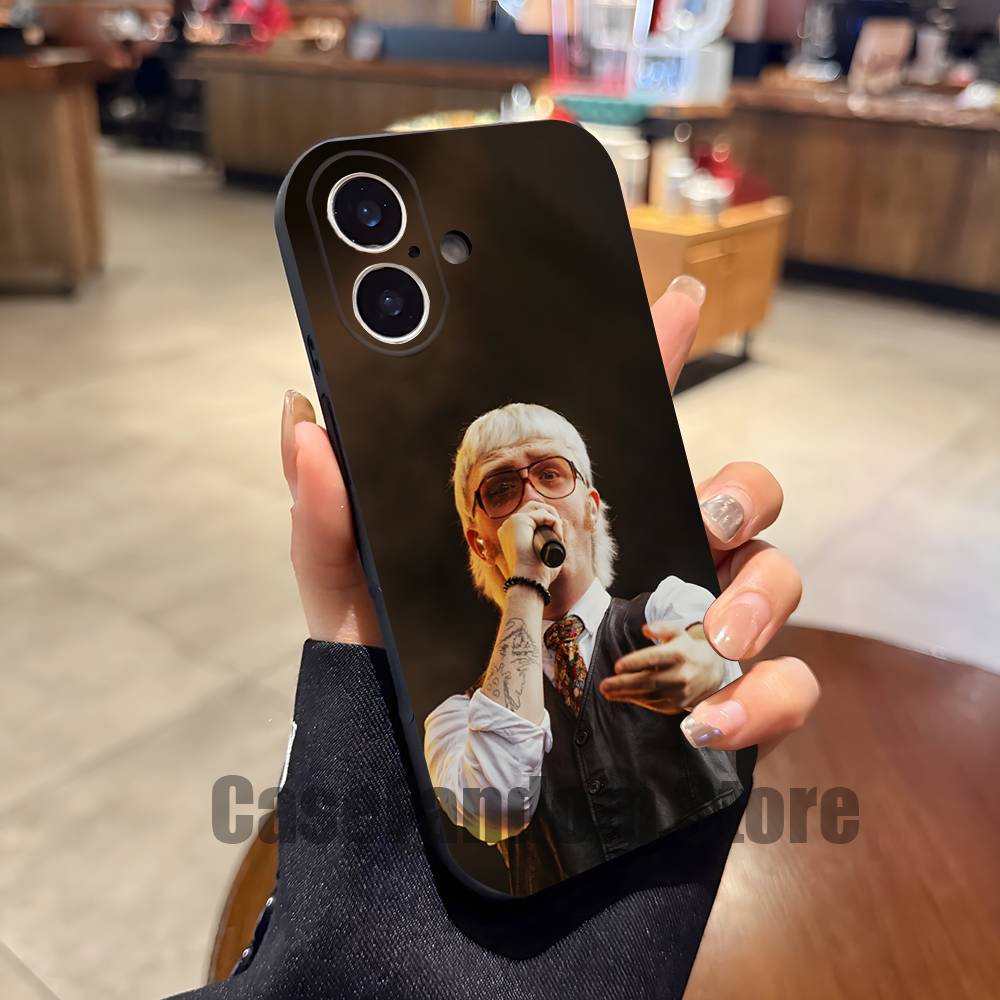 Singer J-Joost K-Kleins Phone Case For iPhone 17,16,15,14,13,12,11,Pro,Max,Plus Black Shockproof Soft Cover
