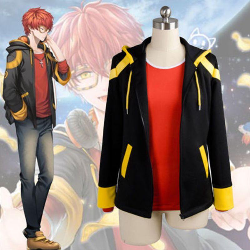 Mystic Messenger 707 Luciel Choi Saeyoung Hoodie Jacket Sweater Costume**