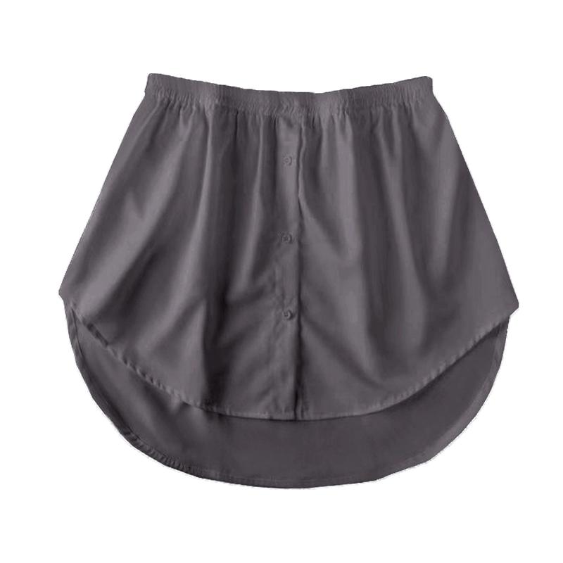 Fashion Women Adjustable Faux Top Mini Skirts Shirt Blouse Extender Layering Clothing Accessories