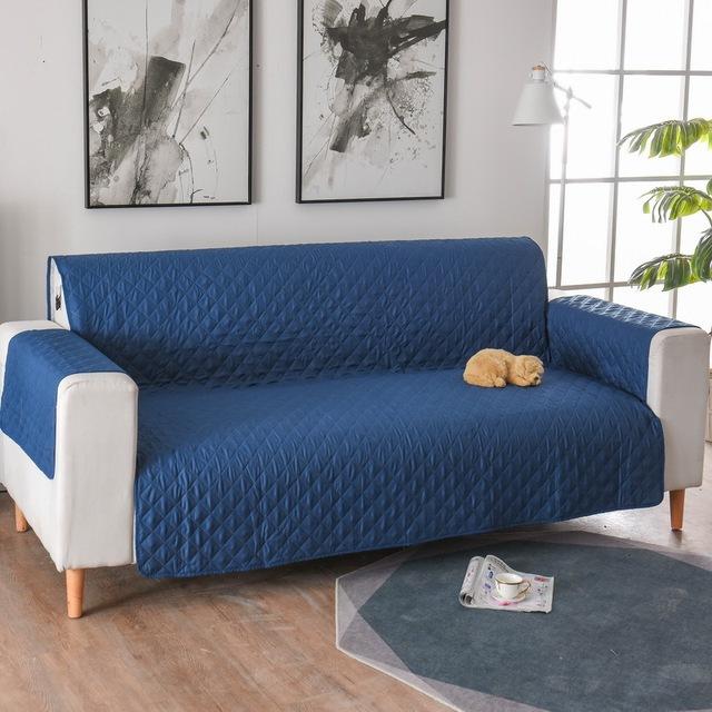 Universal Quilted Sofa Cover For Living Room Dust Resist Pet Sofa Cushion Funda Sofa Furniture Cases Durable Durable