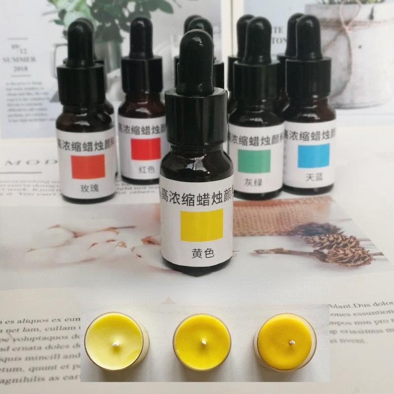 10ml High-concentration Dye Liquid Candle Special Pigment Diy Material Scented Candle Coloring Pigment Candle Making Supplies