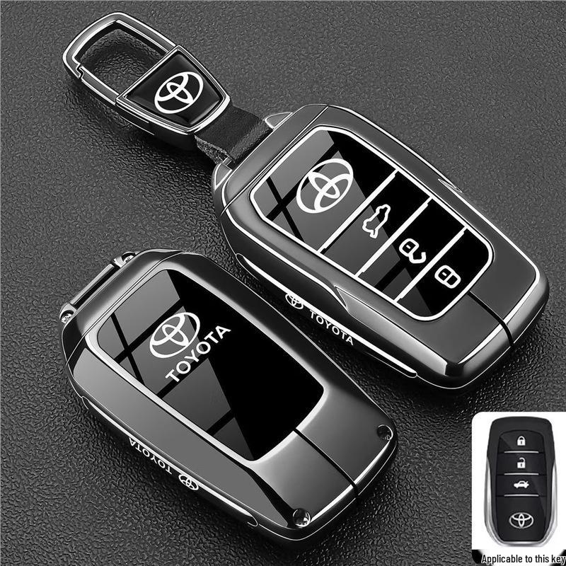 Toyota Key Cover for Camry, Avalon, Corolla, Highlander, Prado, and Venza